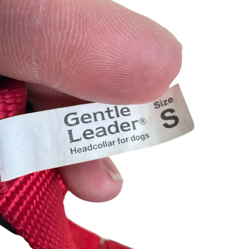 PetSafe Red Gentle Leader Adjustable‎ Head Collar For Dogs Size Small